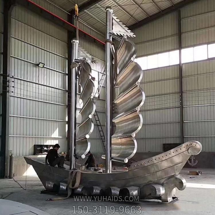 不锈钢大型户外园林景观帆船博鱼网页版