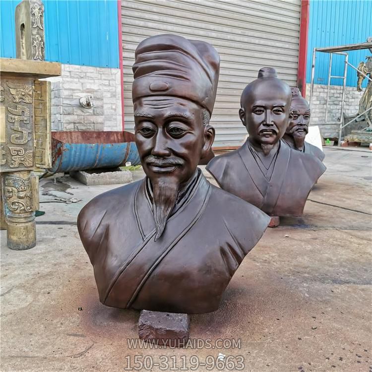 铜雕胸像古代名人景观博鱼网页版摆件