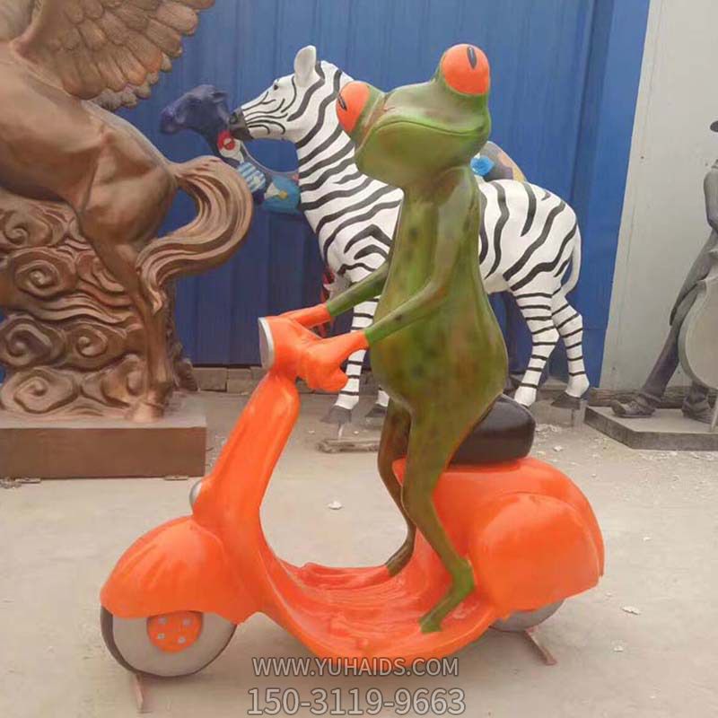 商场一只骑车的玻璃钢青蛙博鱼网页版