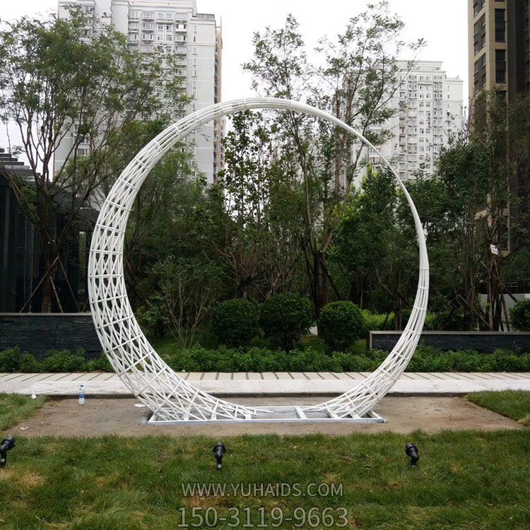 不锈钢月牙形圆环景观博鱼网页版