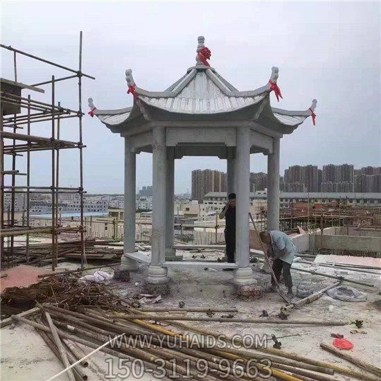 户外花岗岩凉亭村庄山坡装饰摆件园林博鱼网页版