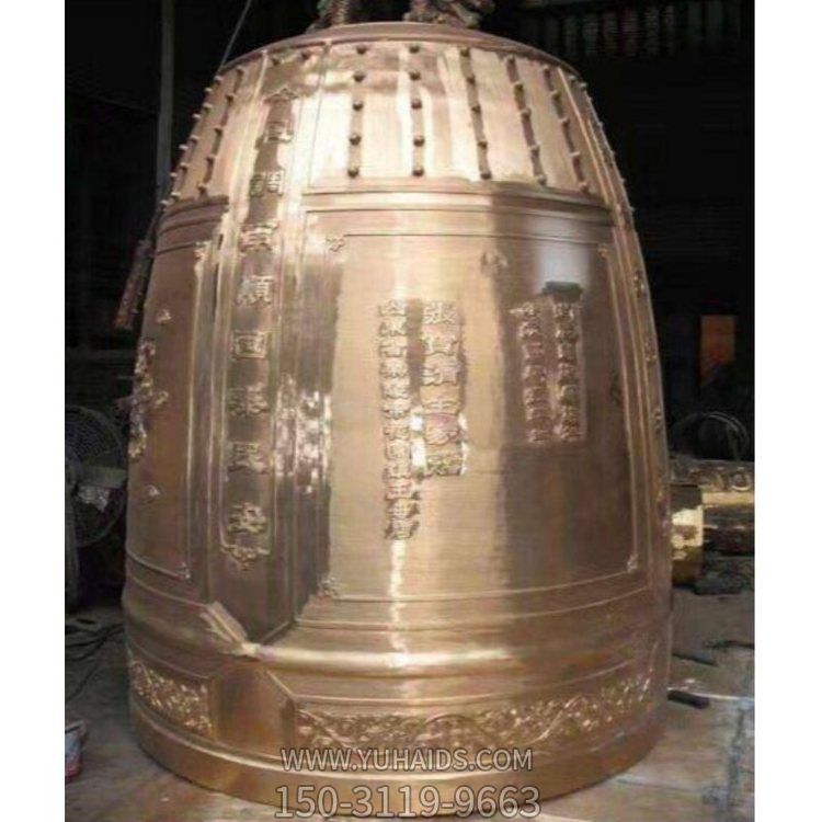大型寺庙铜雕祈福纳福铜钟博鱼网页版