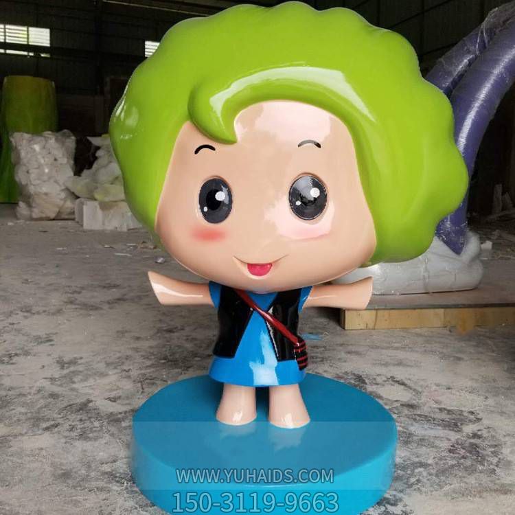 玻璃钢卡通户外园林卡通公仔博鱼网页版