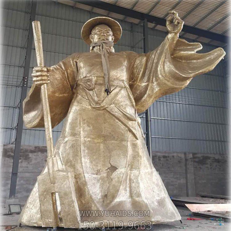 户外广场大型不锈钢喷金烤漆人物景观博鱼网页版