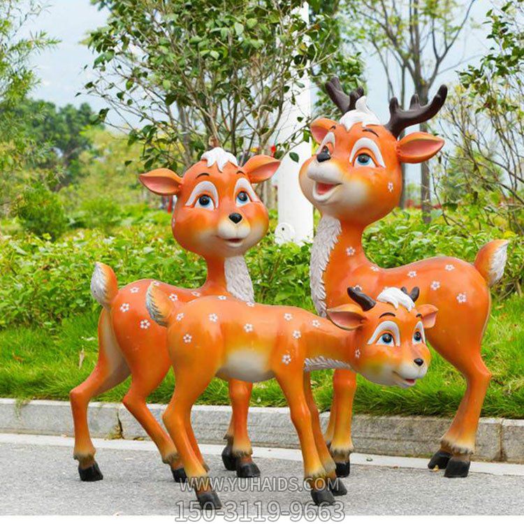 动物园游乐场玻璃钢卡通彩绘仿铜动物景观博鱼网页版