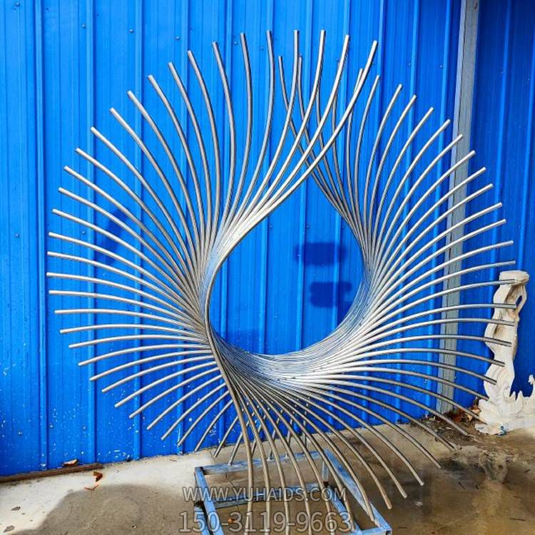 不锈钢博鱼网页版抽象园林照明户外地标