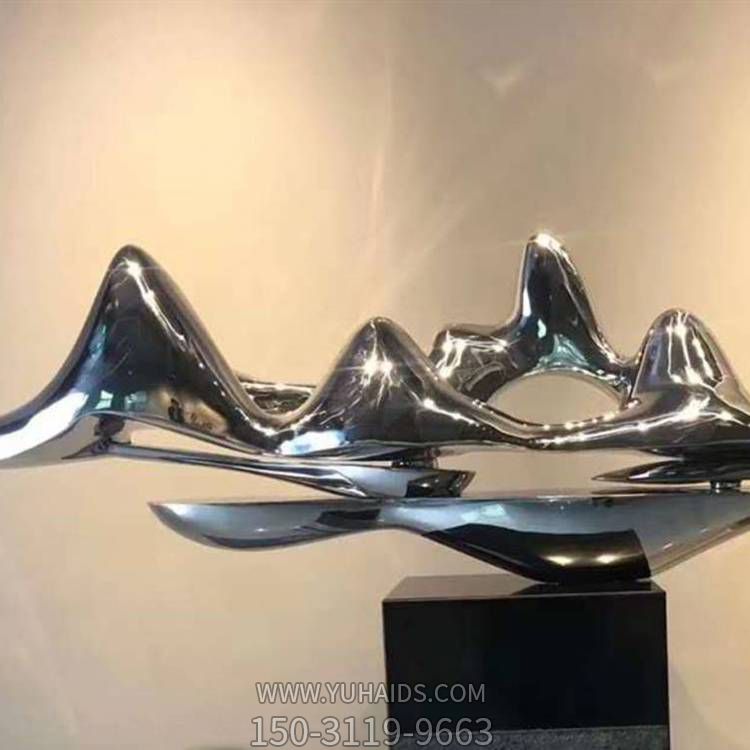 镜面不锈钢户外园林创意假山博鱼网页版