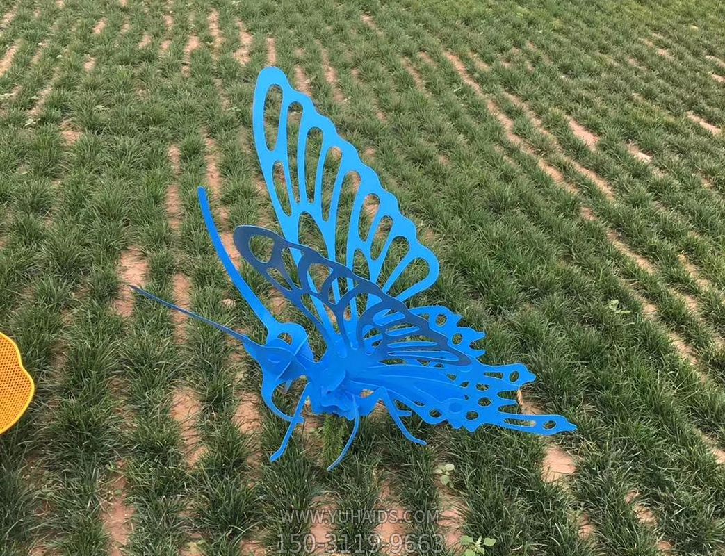 不锈钢仿真蝴蝶花朵摆件博鱼网页版