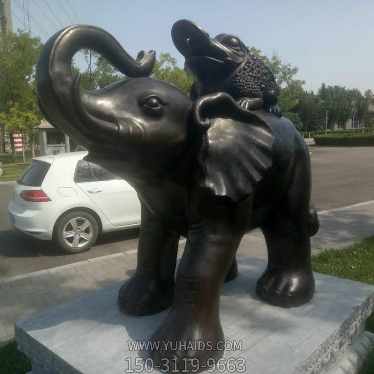 吉祥如意铜雕大象博鱼网页版酒店门口摆件