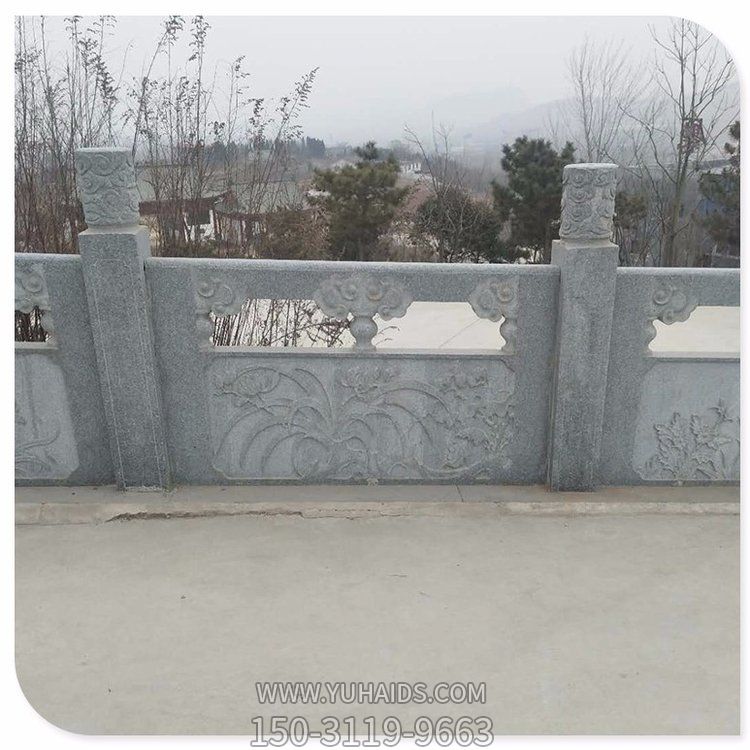 街道装饰青石雕刻花纹防护栏杆栏板博鱼网页版