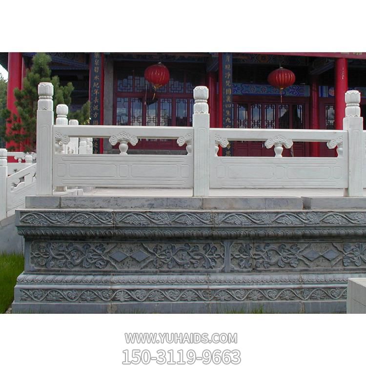 花岗岩天然石材栏杆浮雕大理石景区台阶围栏博鱼网页版