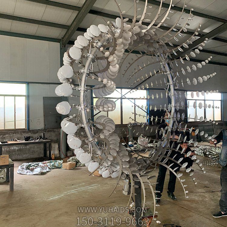 户外园林大型不锈钢抽象园林景观照明摆件博鱼网页版