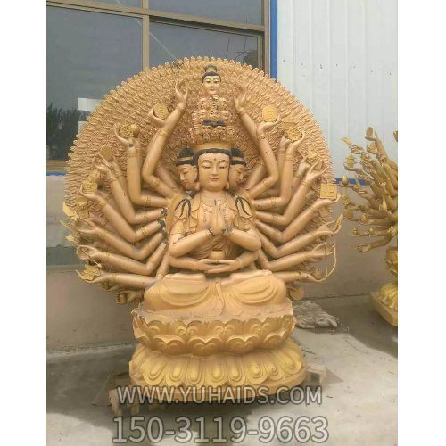 寺庙大型铜雕千手观音博鱼网页版