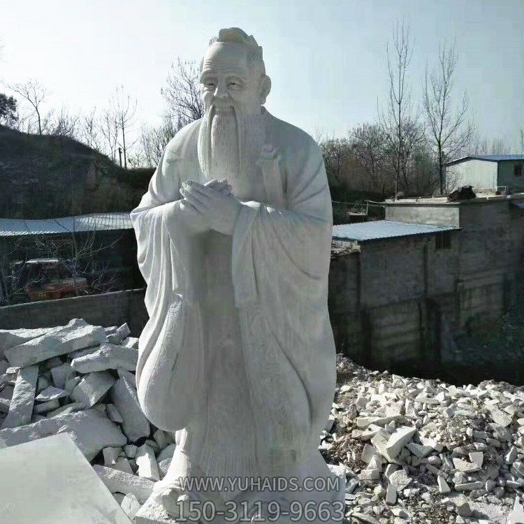 大理石校园广场古代名人孔子博鱼网页版