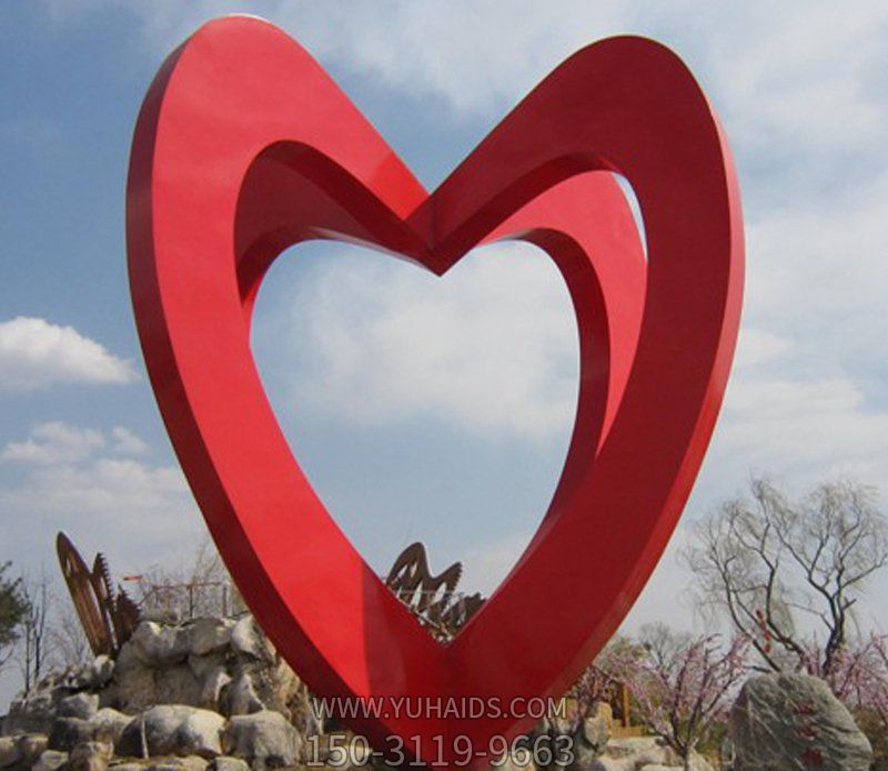 景区创意抽象个性玻璃钢爱心博鱼网页版