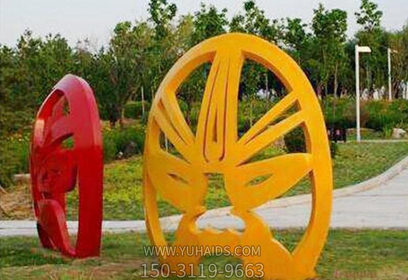 公园街道创意抽象脸部玻璃钢脸谱博鱼网页版