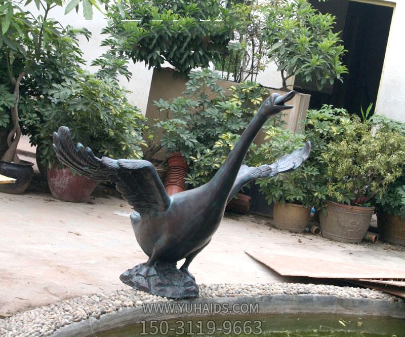 酒店铜铸创意天鹅博鱼网页版