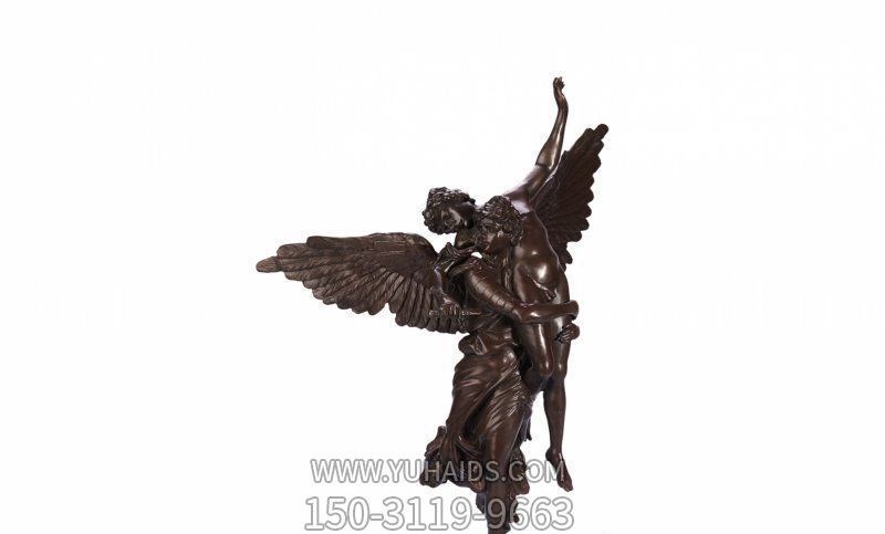 天使博鱼网页版-商业广场天使玻璃钢仿铜人物博鱼网页版