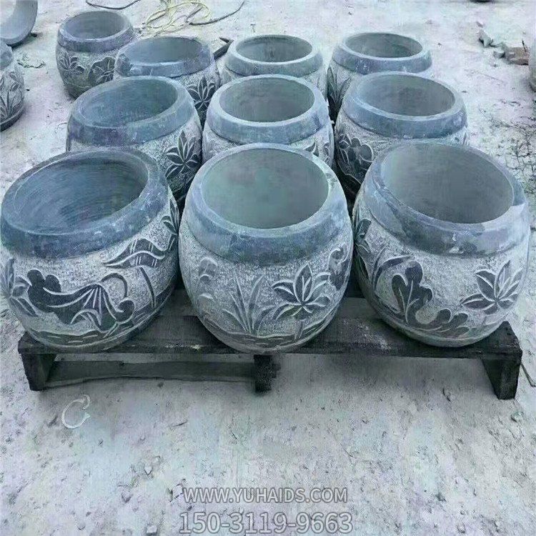 仿古做旧青石石雕户外庭院鱼缸博鱼网页版