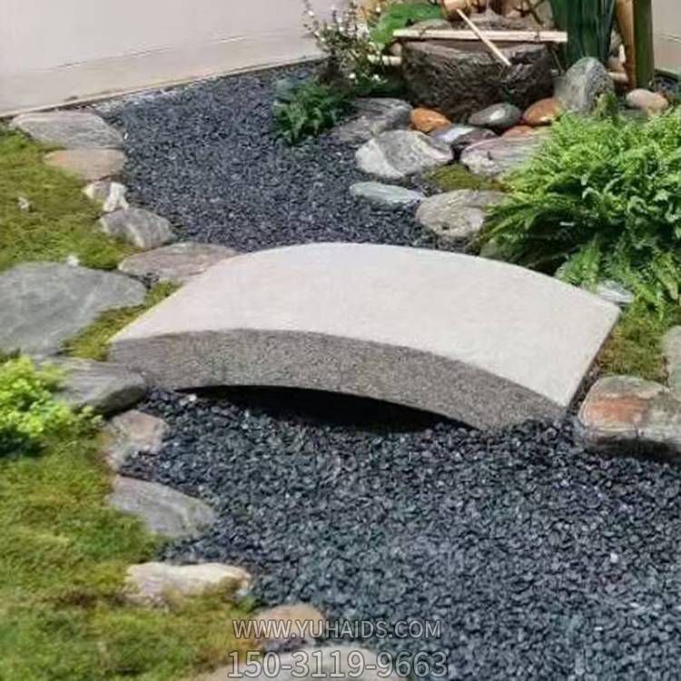 大理石石雕园林庭院小型石板摆件博鱼网页版