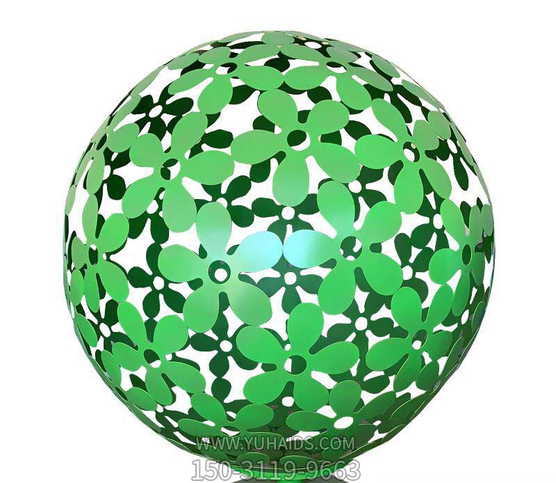 公园户外创意树叶镂空球博鱼网页版