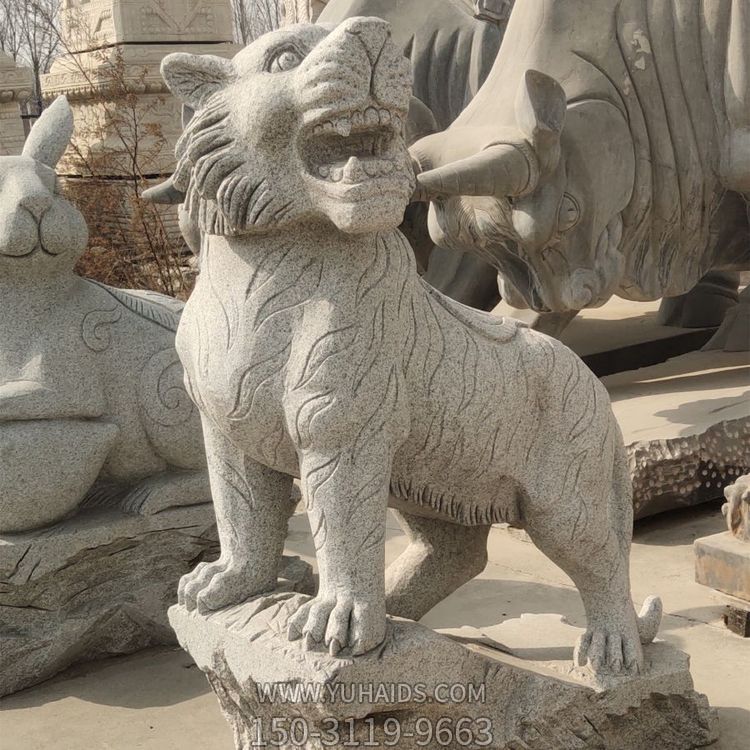 花岗岩砂石石雕十二生肖老虎博鱼网页版