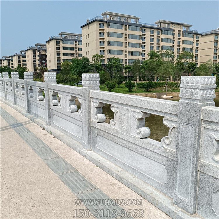 城市河道摆放大理石仿古镂空栏板博鱼网页版