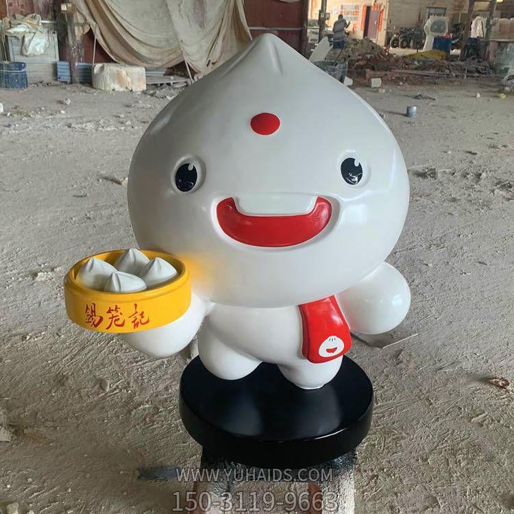 包子店创意玻璃钢卡通包子公仔博鱼网页版