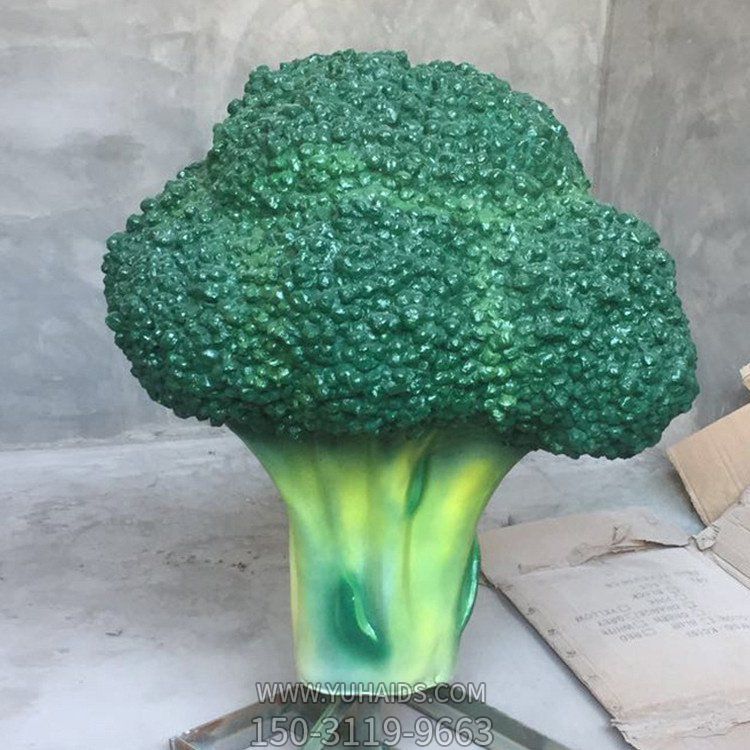 玻璃钢喷漆仿真大型花菜农场装饰摆件博鱼网页版