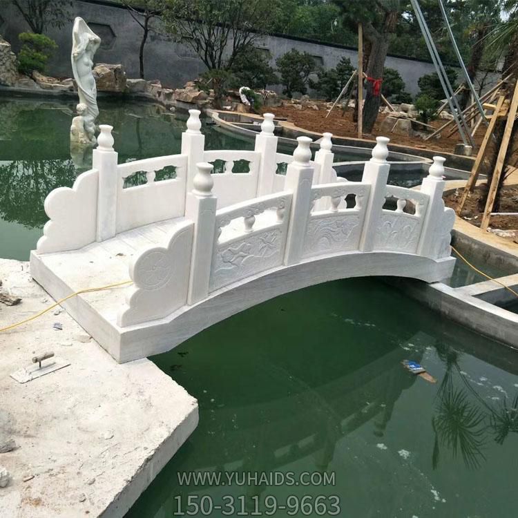 景区园林造景天然石材汉白玉石雕小拱桥博鱼网页版