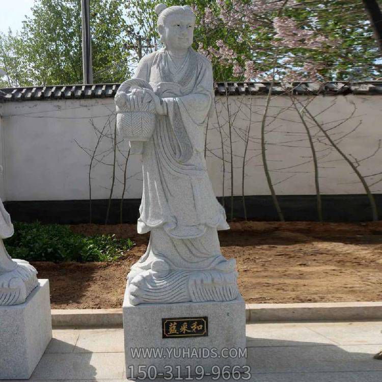 大理石石雕园林蓝采和博鱼网页版人物景观