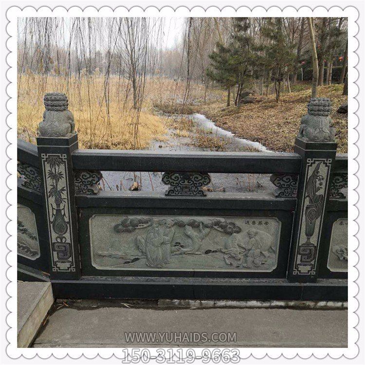 大理石围栏护栏石雕户外景区博鱼网页版