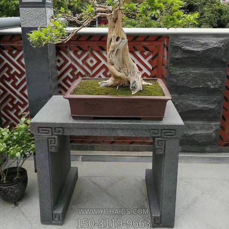 石雕花架盆栽摆件底座花岗岩中式庭院户外博鱼网页版