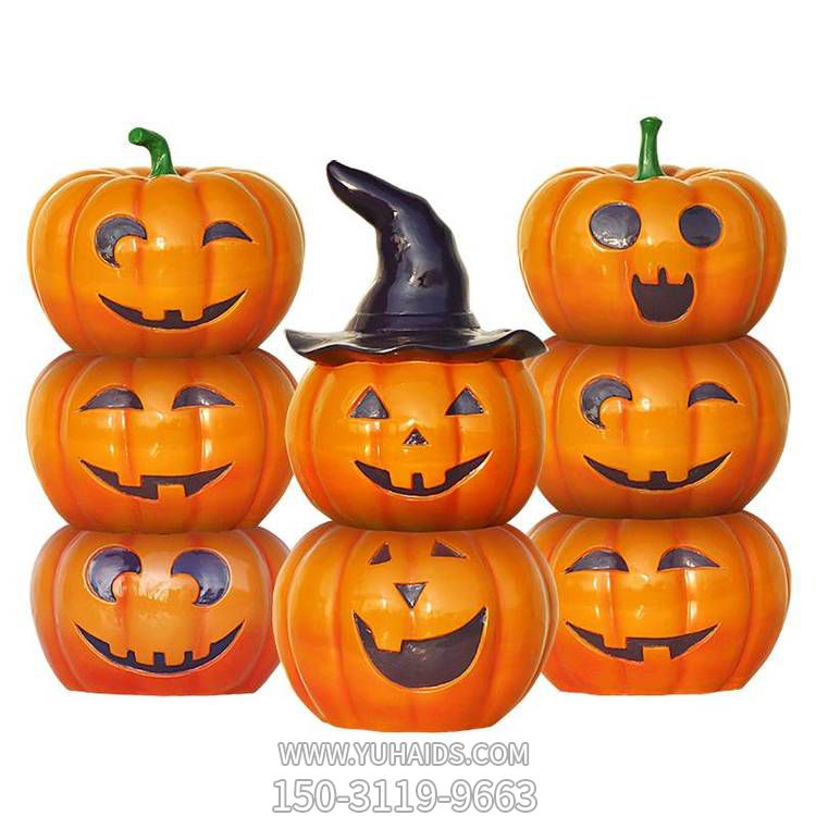 商场万圣节搞怪卡通美陈摆件搞怪南瓜博鱼网页版