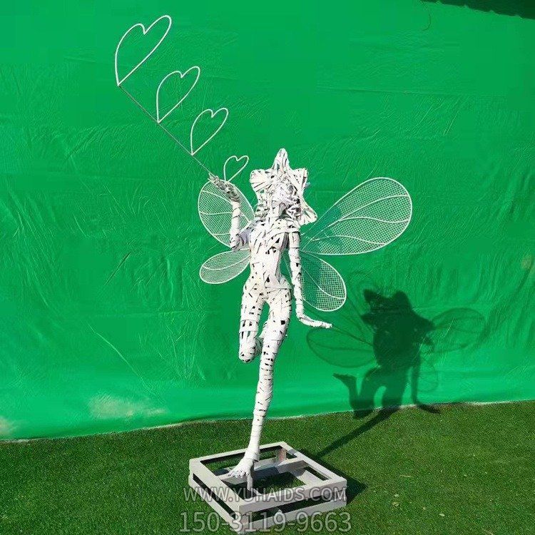 舞蹈女孩不锈钢工艺品摆件酒店园林景观博鱼网页版