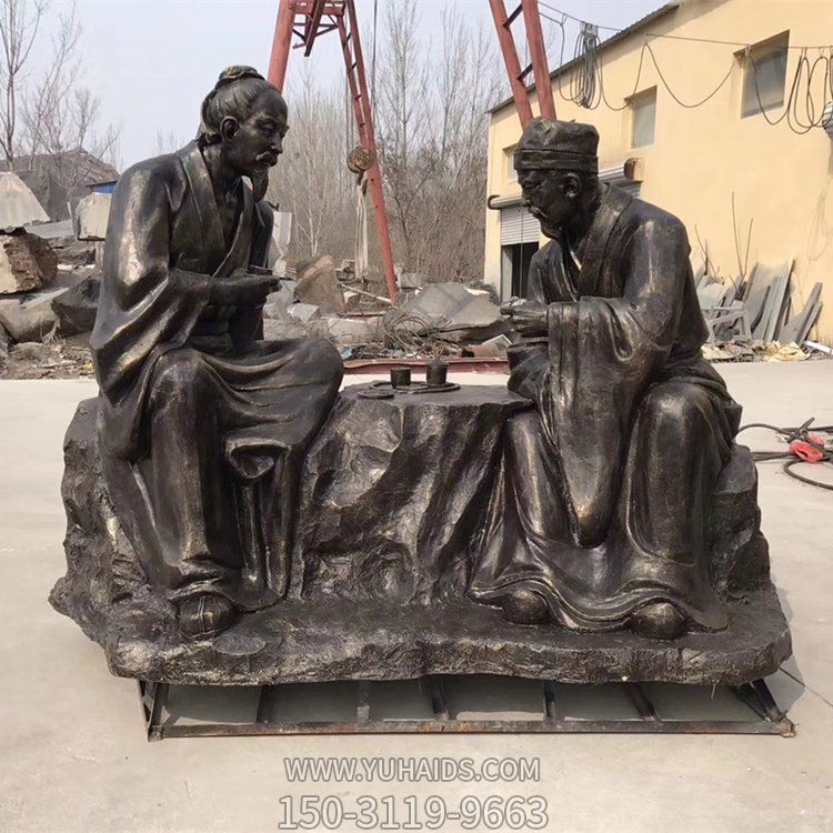 玻璃钢仿铜人物公园景观情景小品博鱼网页版