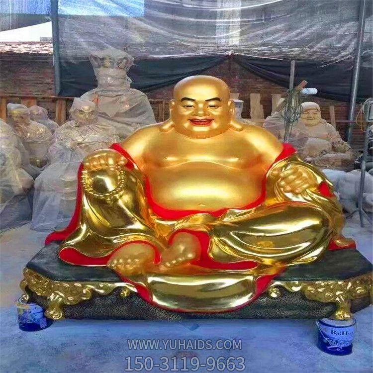 寺庙玻璃钢彩绘大型仿真供奉神佛弥勒佛博鱼网页版