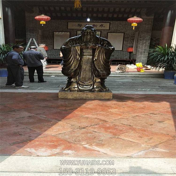 校园景区铜雕古代教育家孔子博鱼网页版