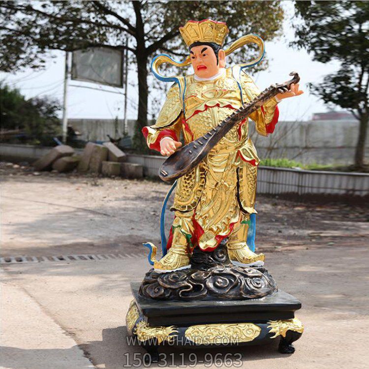 彩绘玻璃钢大型寺庙菩萨四大天王博鱼网页版