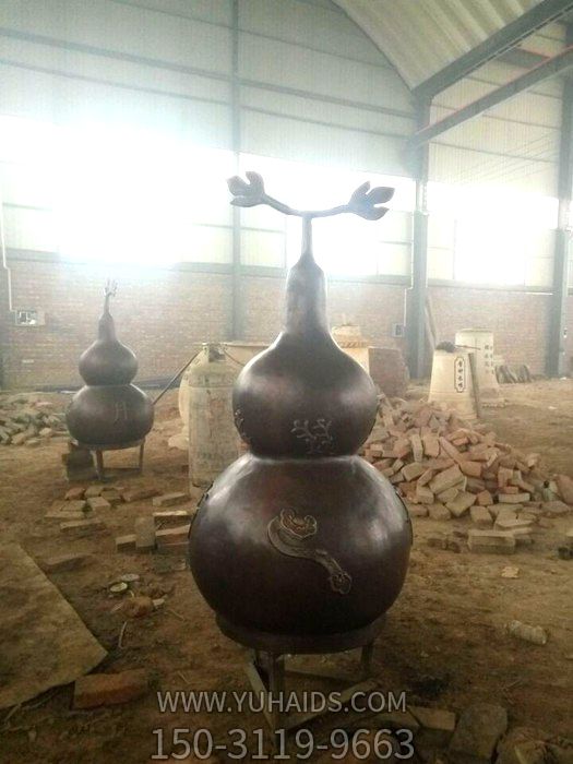 庭院纯铜铸造葫芦博鱼网页版