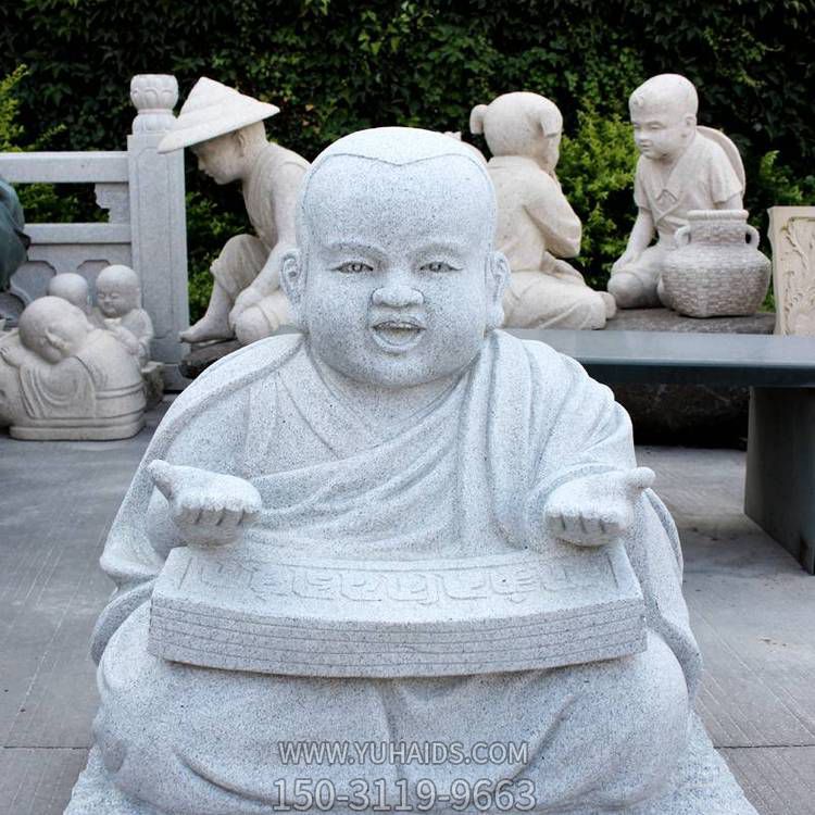 砂石石雕小沙弥博鱼网页版