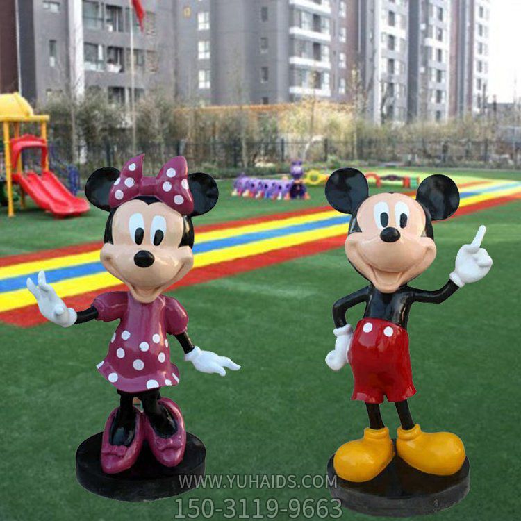 玻璃钢卡通户外园林卡通米老鼠博鱼网页版