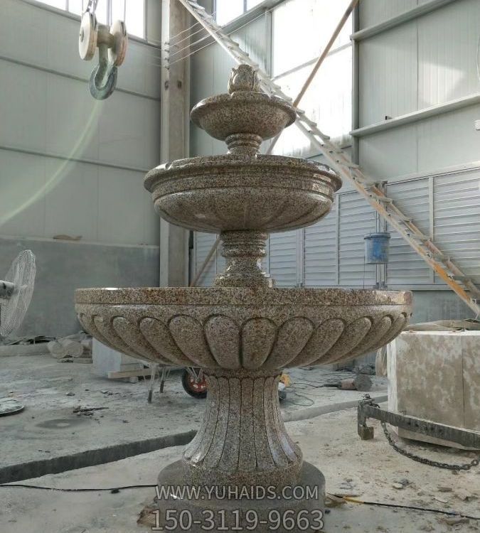 花岗岩石雕大型公园户外多层喷泉博鱼网页版