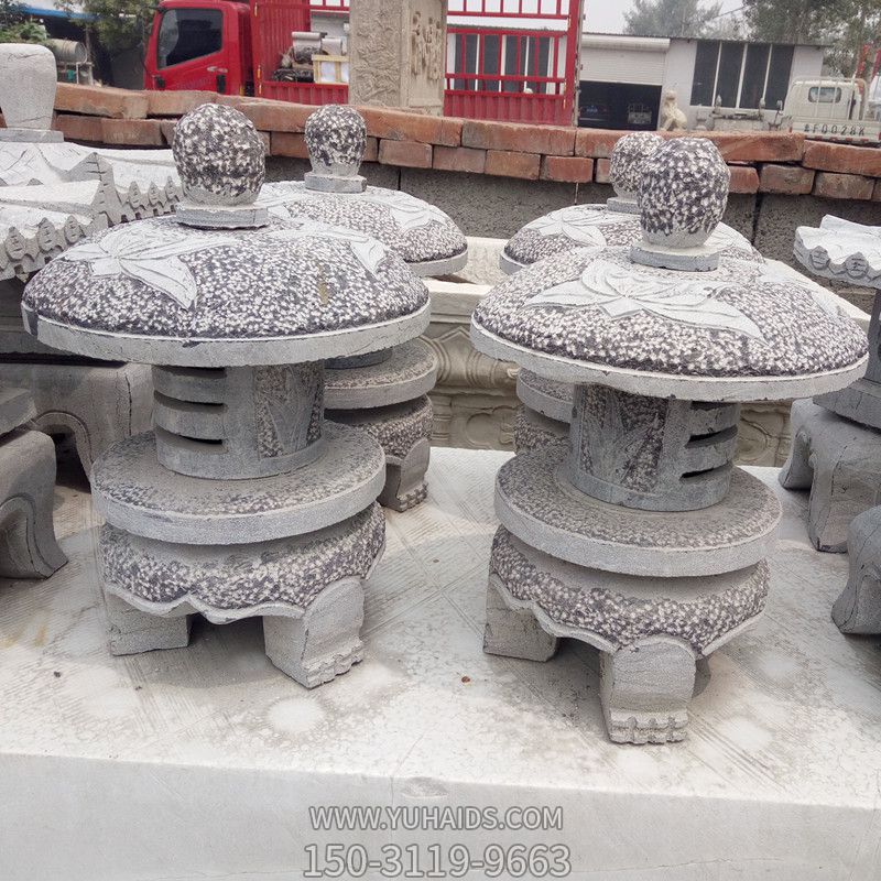 青石雕刻石灯仿古庭院照明石灯笼日式博鱼网页版摆件