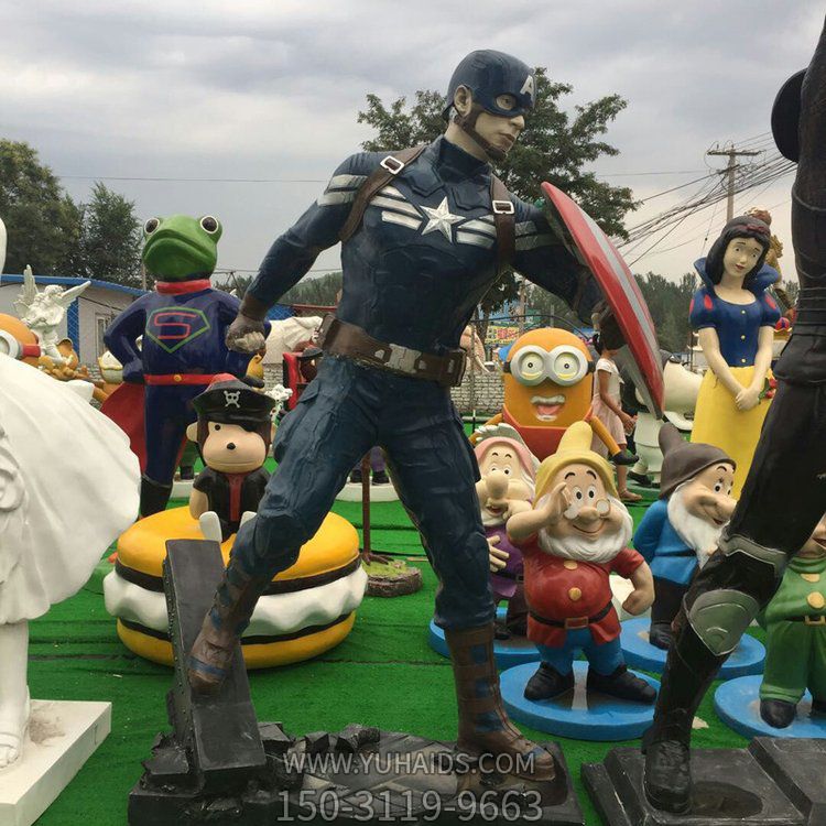 电影院玻璃钢动漫人物钢铁侠博鱼网页版