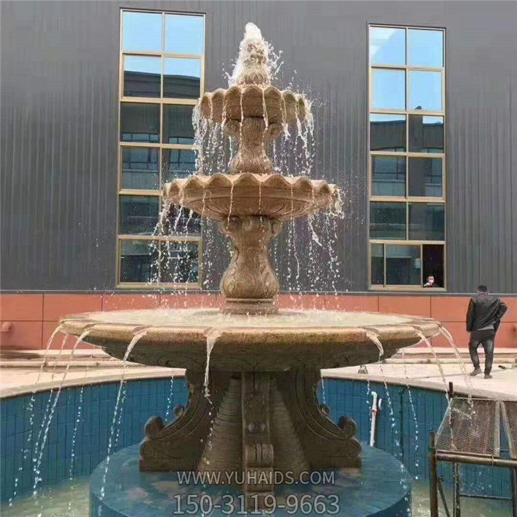 大理石石雕户外大型喷泉博鱼网页版