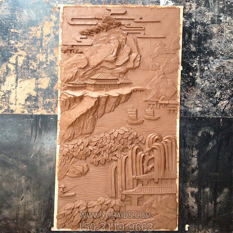 山水浮雕泥稿博鱼网页版