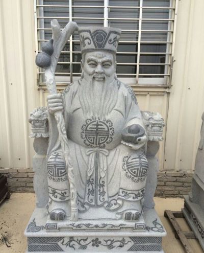 宗教庙宇大理石石雕土地公博鱼网页版