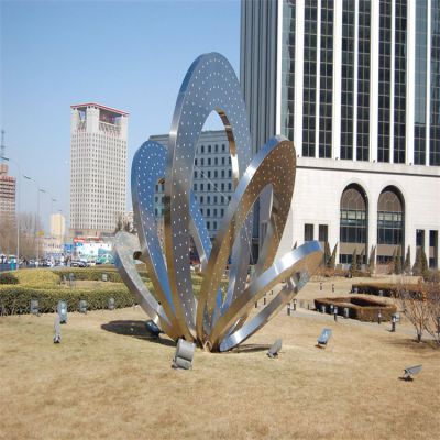 酒店园林不锈钢城市博鱼网页版加工 花园景观小品装饰 大型摆件