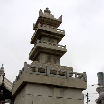 寺庙景区摆放花岗岩七层小型石佛塔博鱼网页版 